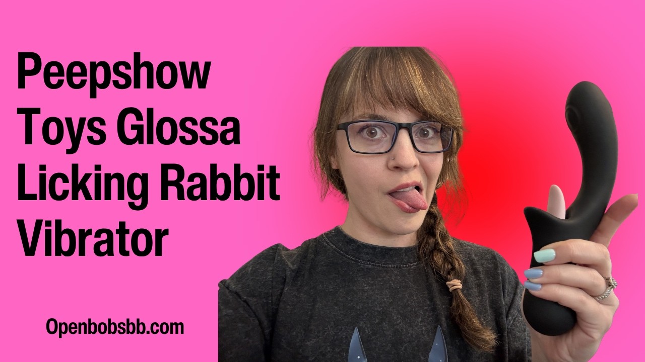 Educational Sex Toy Review - Peepshow Toys Glossa Licking, Tapping G-Spot Silicone Rabbit Vibrator