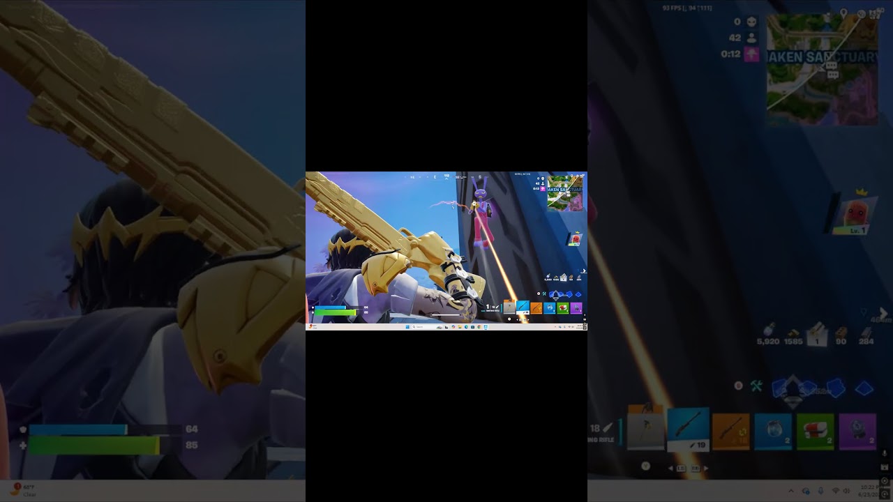Sniper only challenge in Fortnight.   #fortnite #gaming