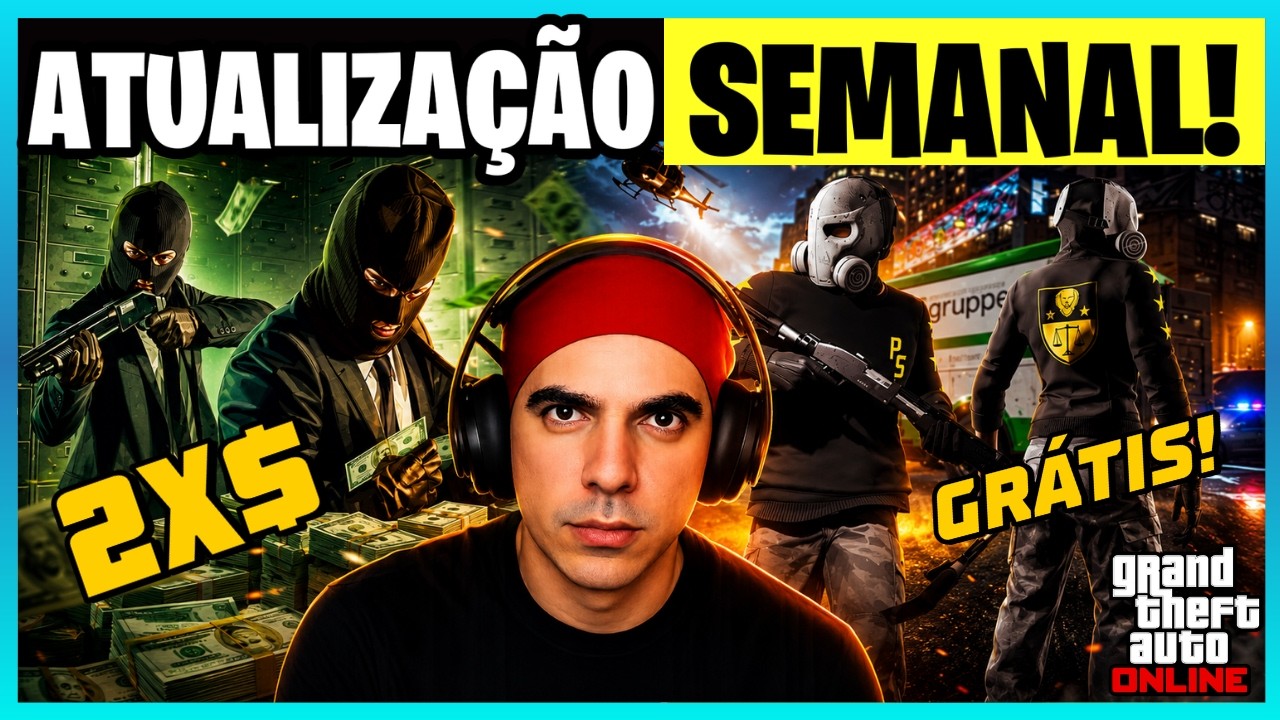 🔴 NOVA ATUALIZAÇÃO SEMANAL NO GTA ONLINE! 2XGTA$ NOS GOLPES, NOVOS CARROS GRÁTIS E MAIS! | 30/07/26