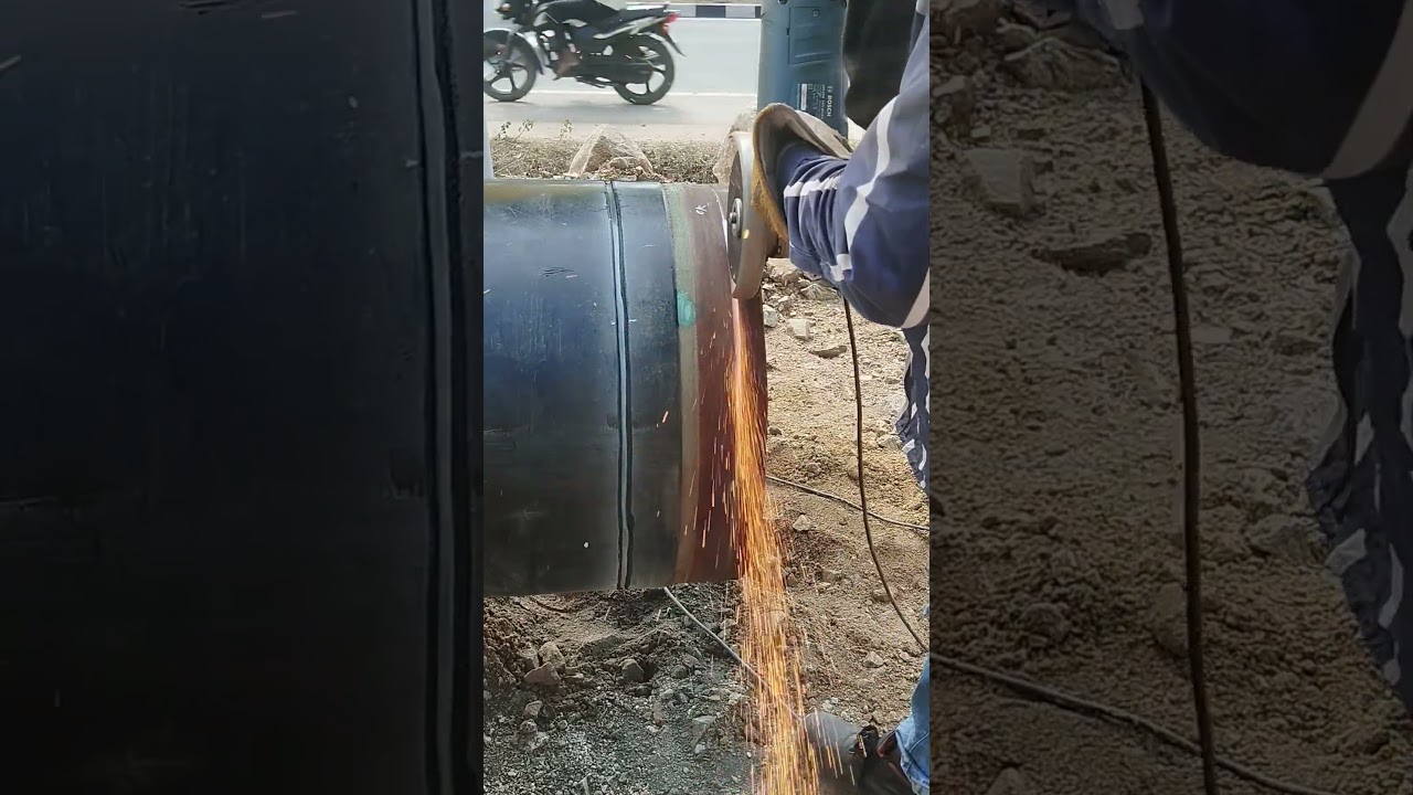 "Pipe Cutting Grinder 🔥 16 Sec Mein Perfect Cut!"