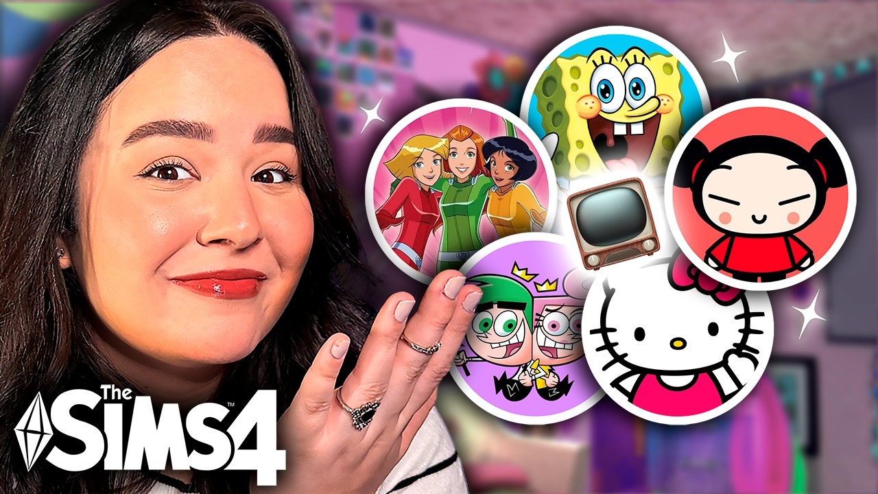 Cada CÔMODO é um DESENHO ICÔNICO no The Sims 4 📺