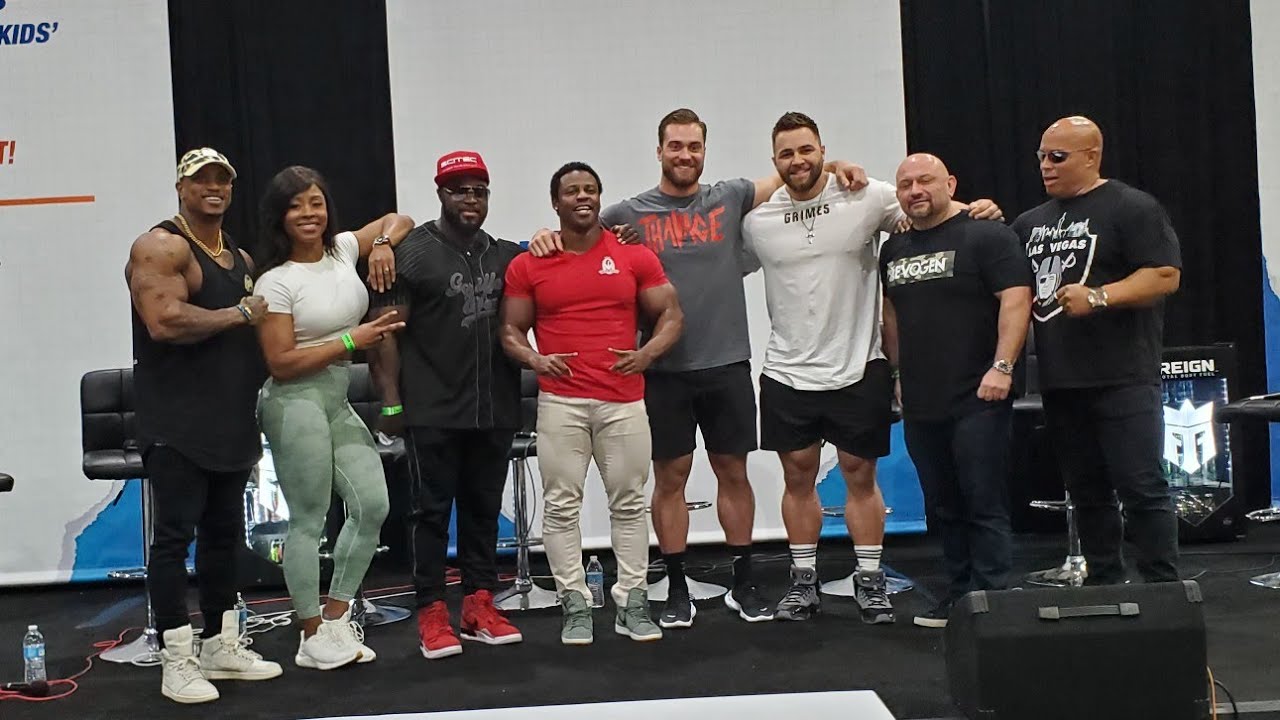 Brandon Curry, Chris Bumstead, Breon Ansley, Regan Grimes, Brandon Hendrickson - 2020 LA Fit Expo