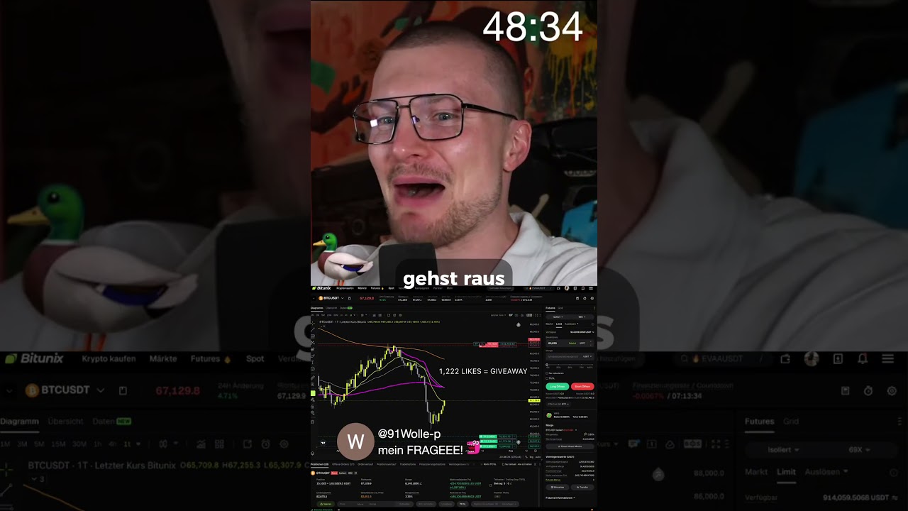 Ich fahre mit großer LADUNG zum Ziel! 🤣😭🚨 #livetrading #kryptolivetrading #btc #eth #xrp #lkw #usdt