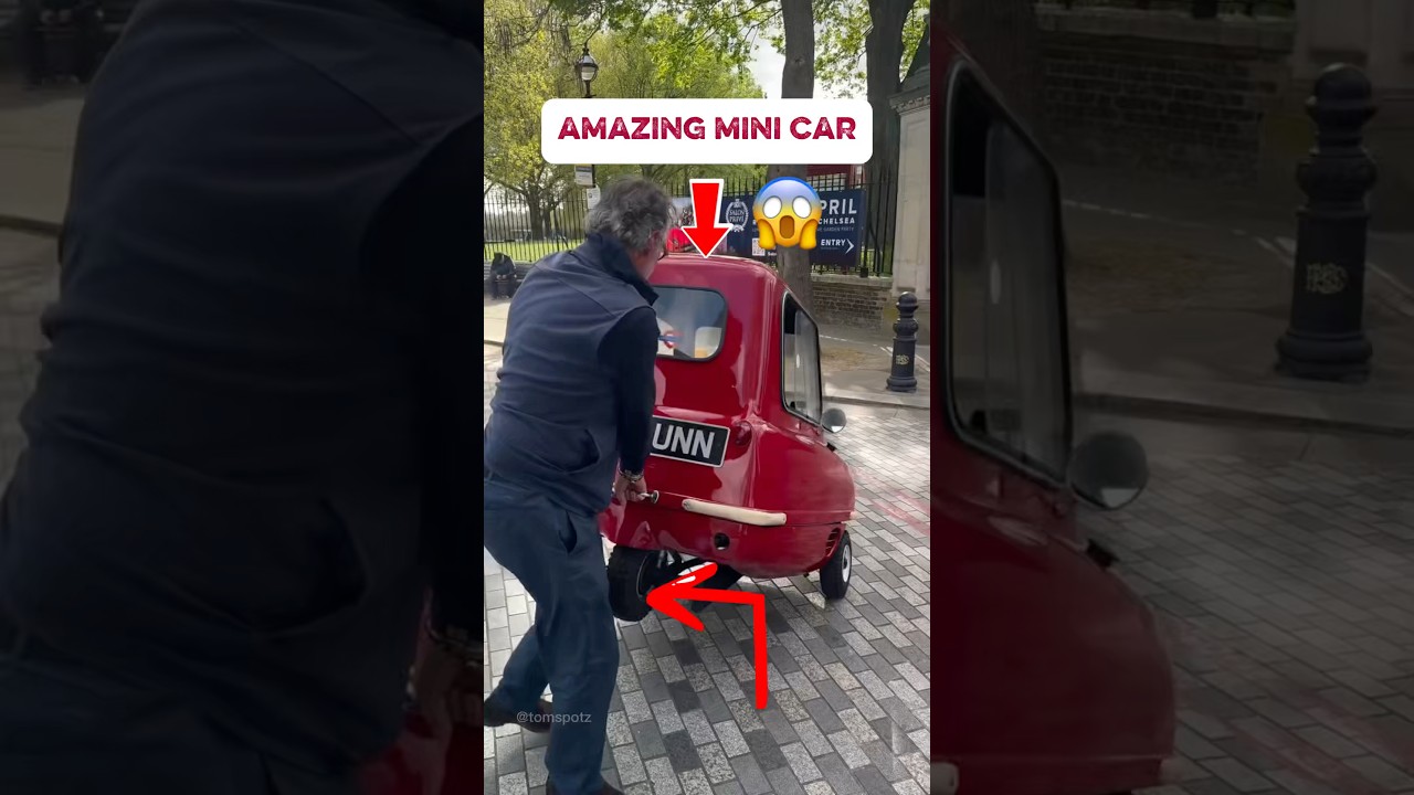 ‼️ You Won’t Believe How Small This One-Person Car Really Is 🚗😱