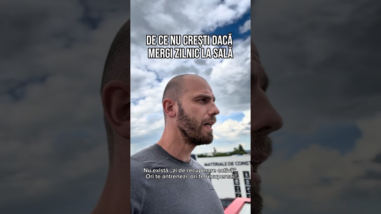 De ce NU crești dacă mergi zilnic la sală #bodybuilding #gym #workout