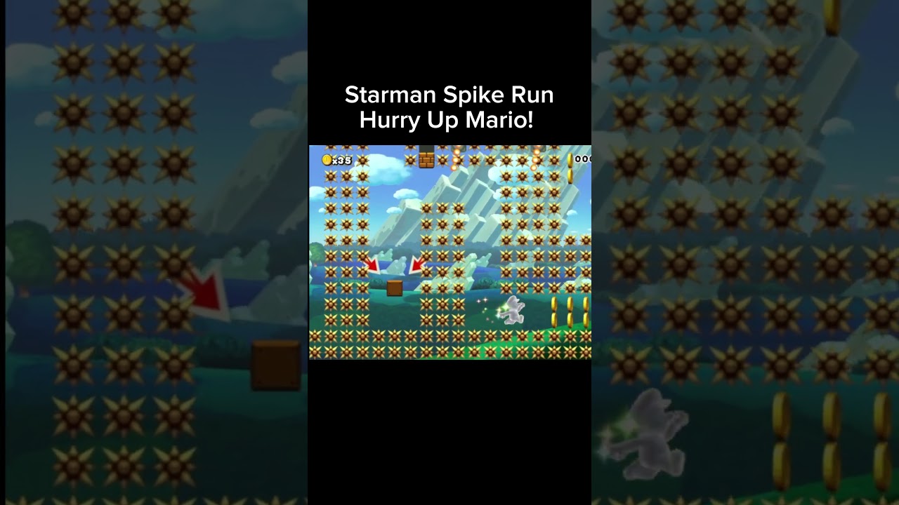 Starman Spike Run #mario #nintendo #retrogaming