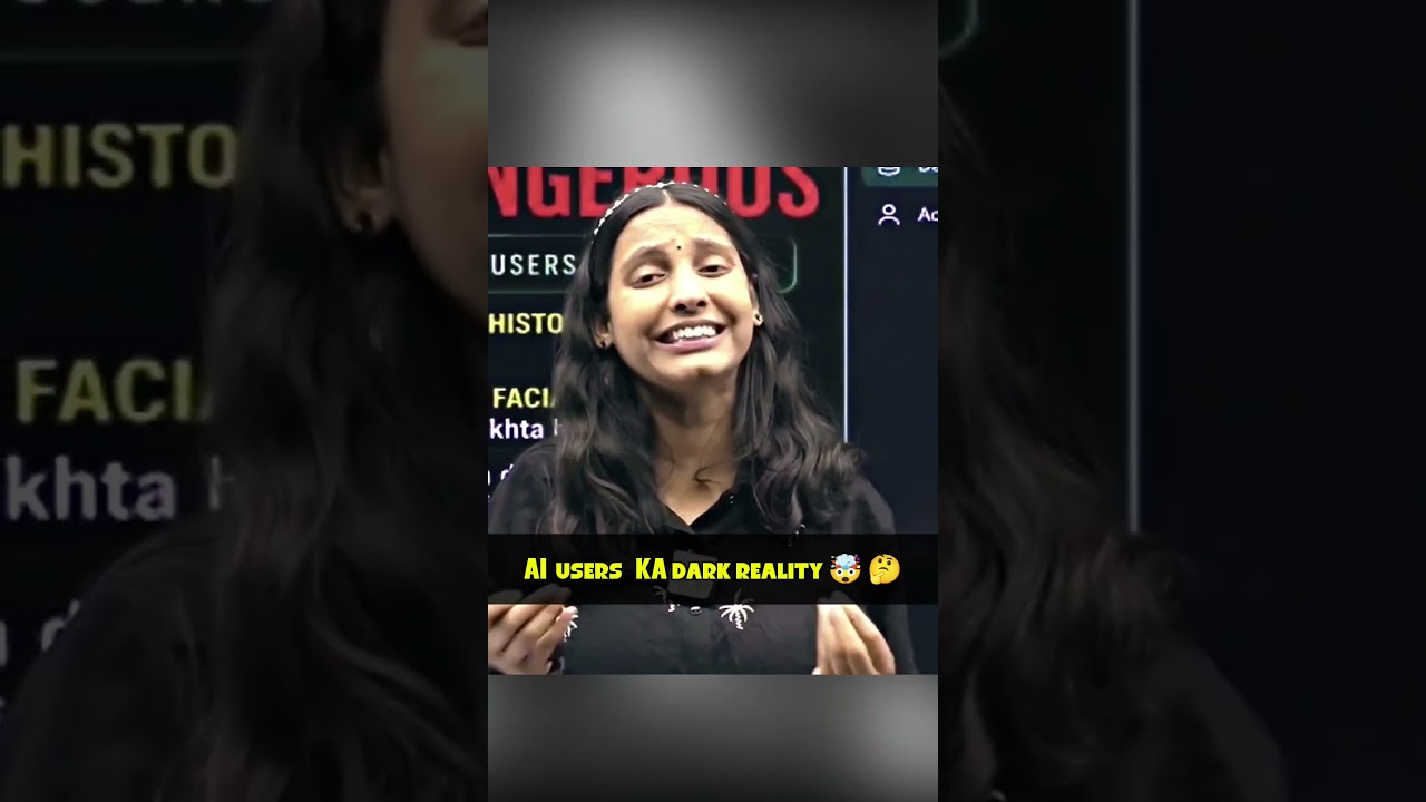 AI USERS KA DARK REALITY 😔😭 #nidhimam #explorepage #motivation #physicswallah #physicswallah