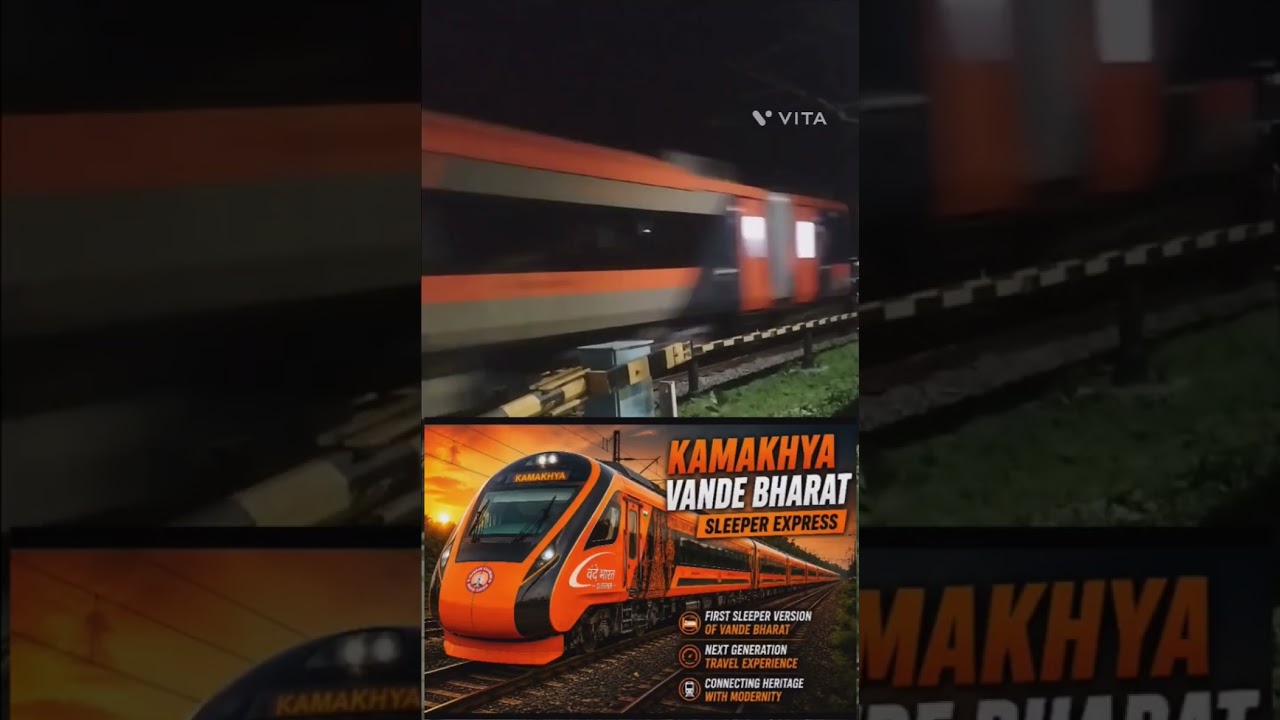 Kamakhya vande Bharat sleeper express full speed 🔥