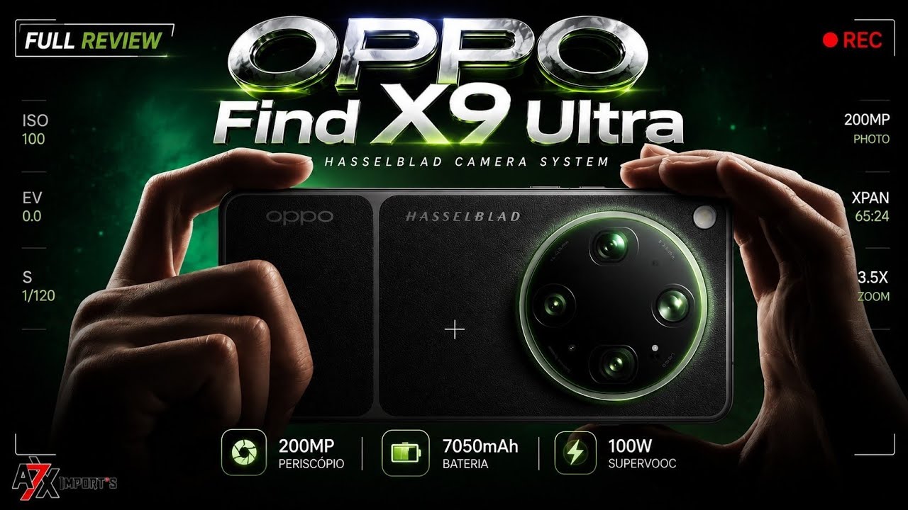 OPPO FIND X9 ULTRA : O melhor hardware de câmera já lançado em um smartphone 