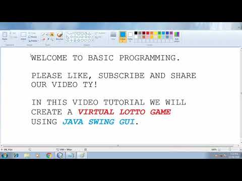 HOW TO MAKE A SIMPLE GAME WITH JAVA SWING(VIRTUAL 3 DIGITS LOTTO GAME)  PART 1