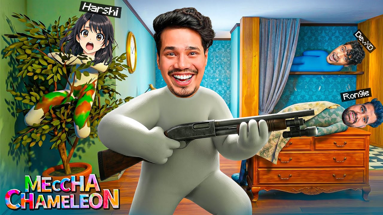 TROLLING FRIENDS IN MECCHA CHAMELEON😱🤣| 500IQ GAMEPLAY