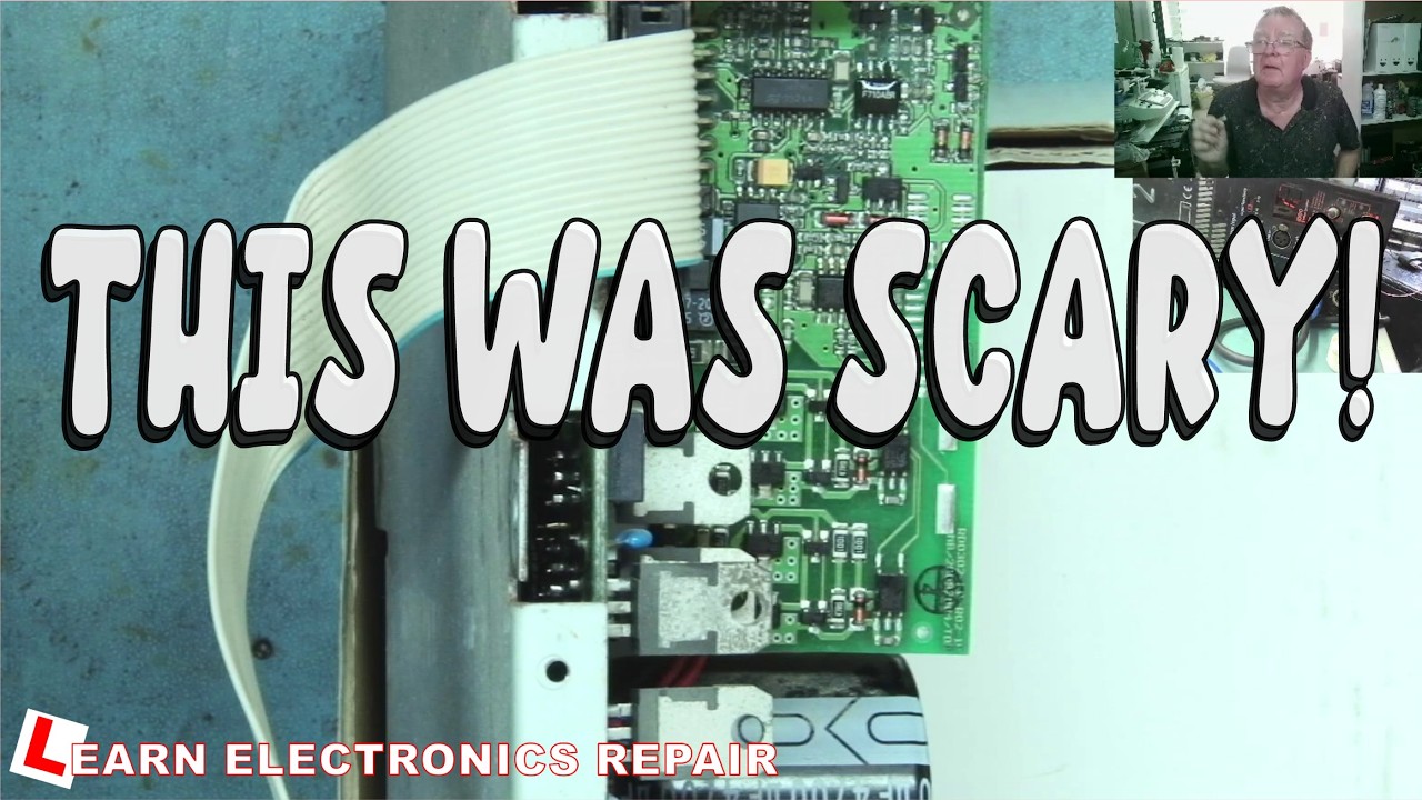 When Repairing Electronics Sometimes The Most Unexpected Things Happen! This One Made Me Jump!!