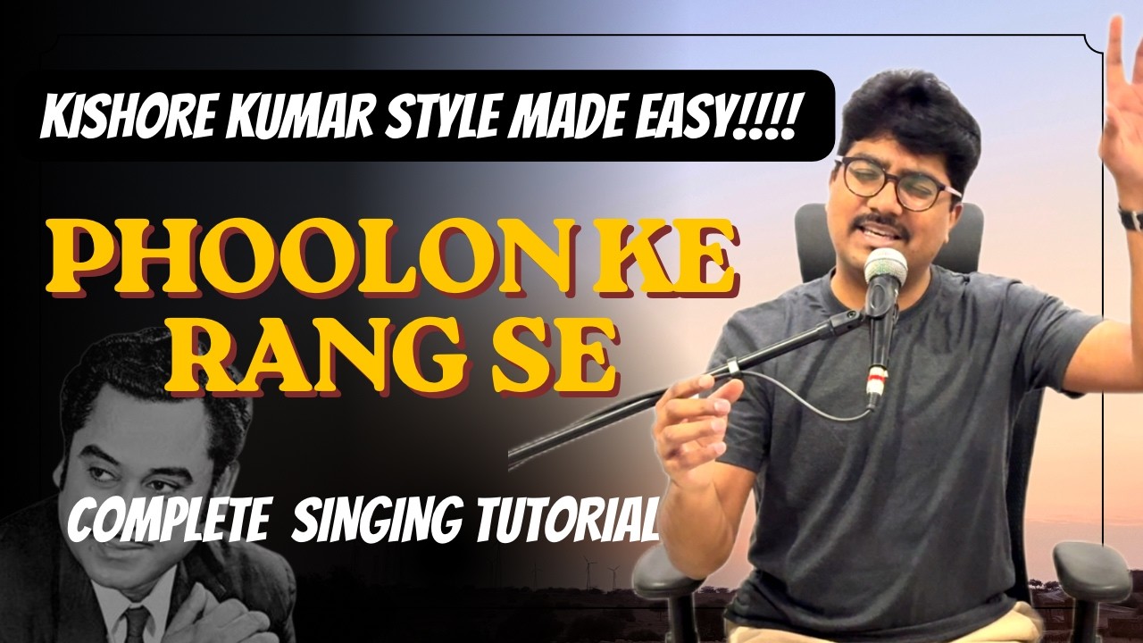 Learn to Sing- Phoolon Ke Rang Se | Kishore Kumar | Sing Along Session | KSV Music Tutorials | Tarun