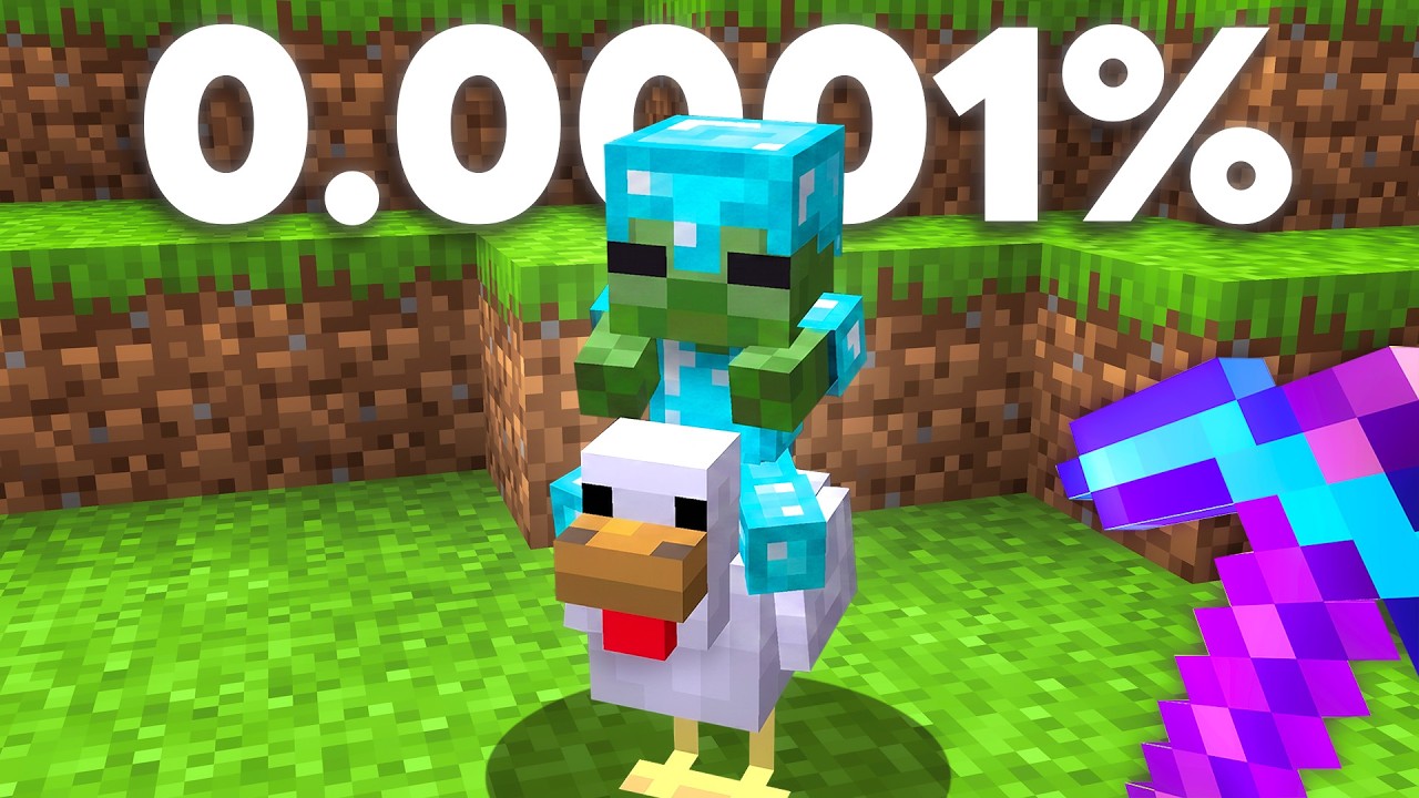 J'ai Capturé Tous les Bébé Mobs les plus Rares sur Minecraft hardcore