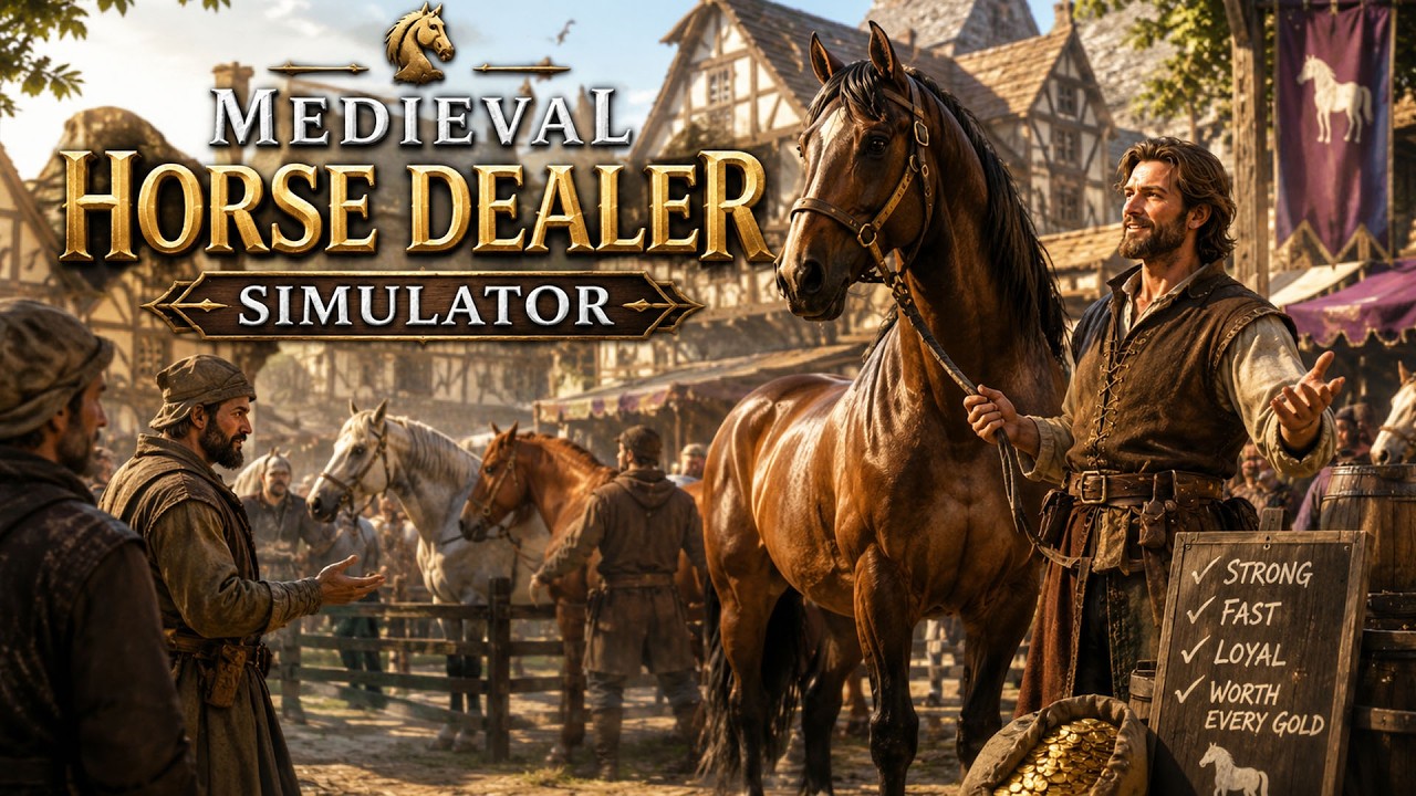 Getting RICH In Medieval Horse Dealer Simulator