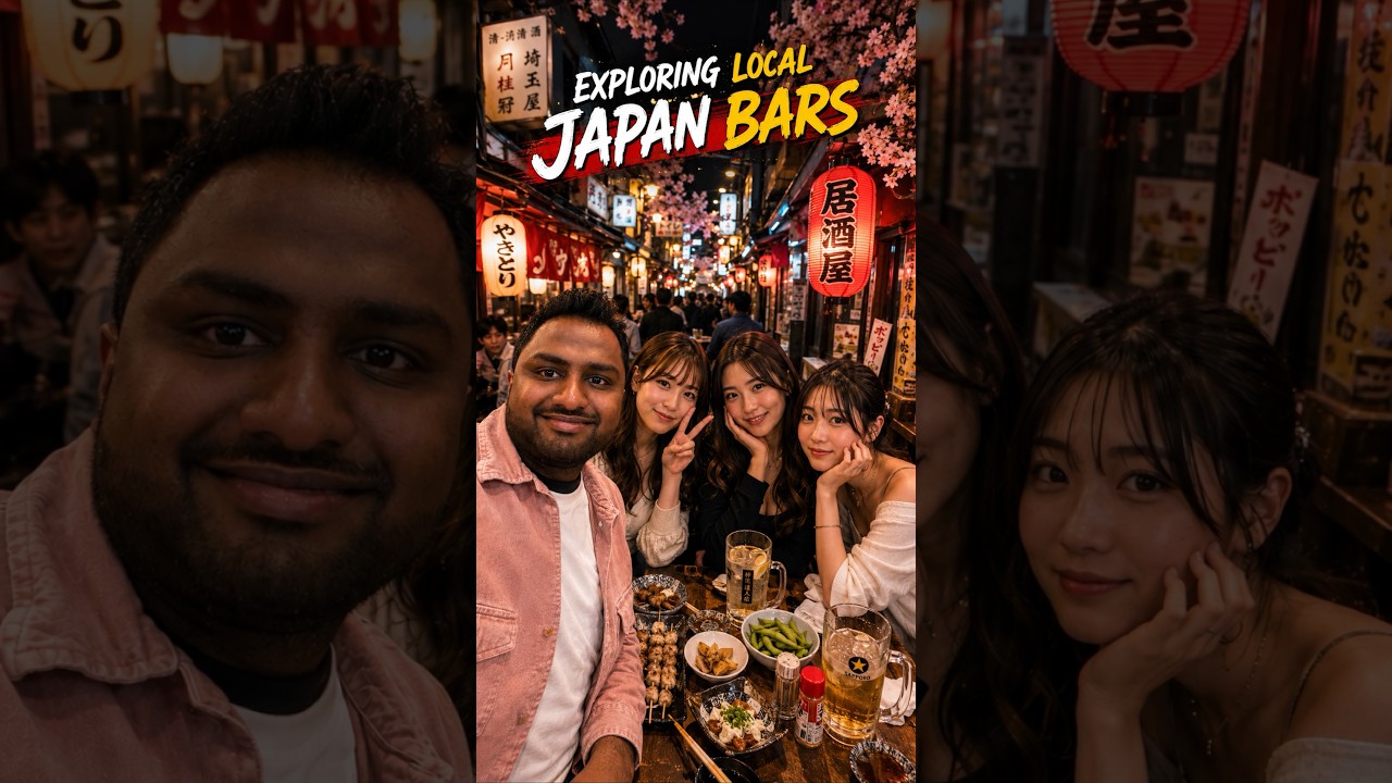 Exploring Local Bars in Japan😊