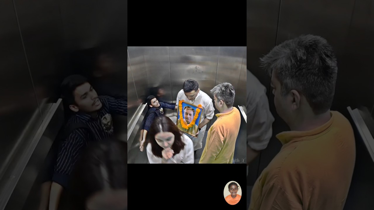ghost 👻 in lift prank 😜 | funny video | Wait for 🔚 | Ajith X | #shortz #prank