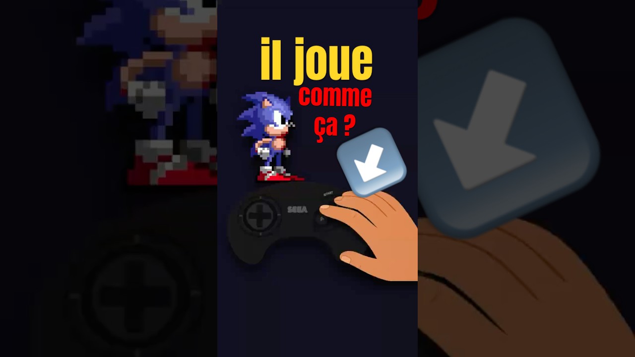 On peut jouer à Sonic comme ça ?! #sonic #sonicthehedgehog #speedruning #retrogaming #gaming