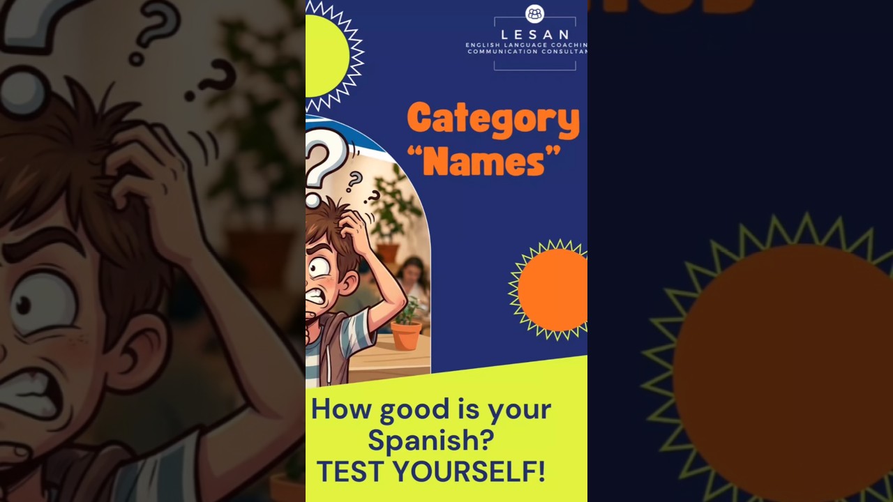 How good is your Spanish? #spanish #learning #quiz #trivia #names