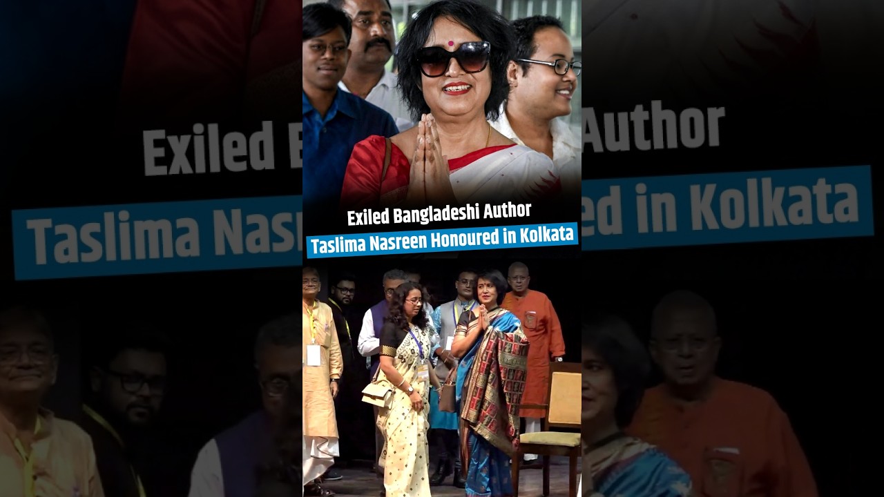 Exiled Bangladeshi Author Taslima Nasreen Honoured at Special Cultural Event in Kolkata
