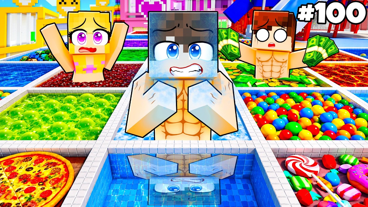 NIE WYBIERZ ZŁEGO BASENU w Minecraft!💦