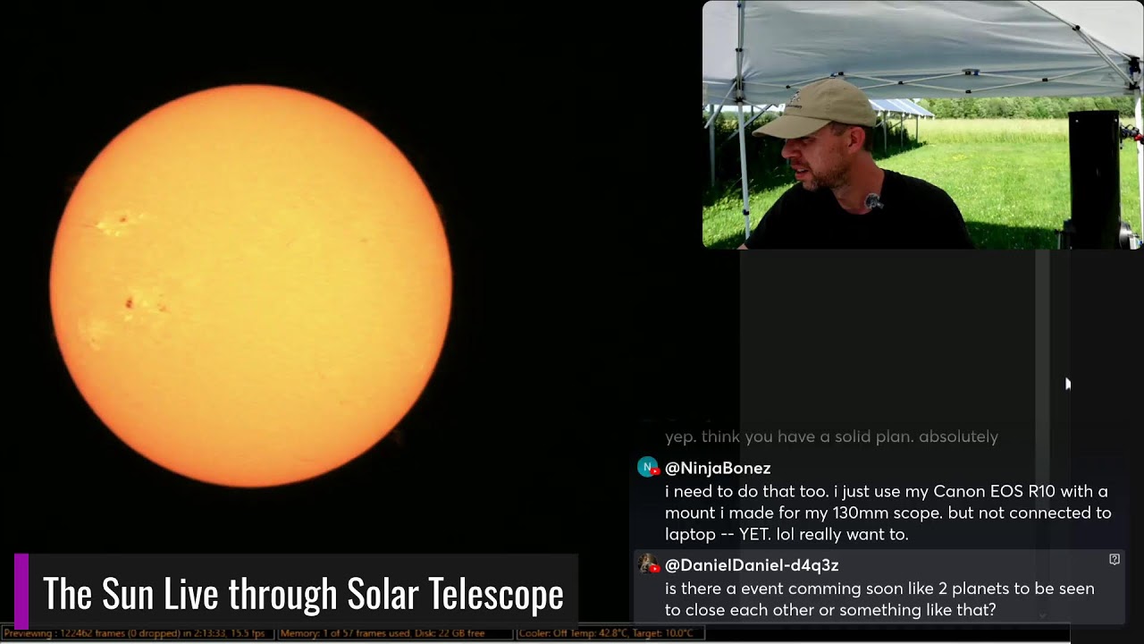 Day 4 Solar Telescope Test