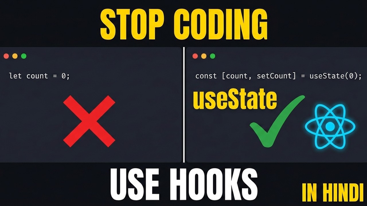 React Hooks tutorial | React useState() Explained 🚀| React Hooks - useState | React JS Tutorial