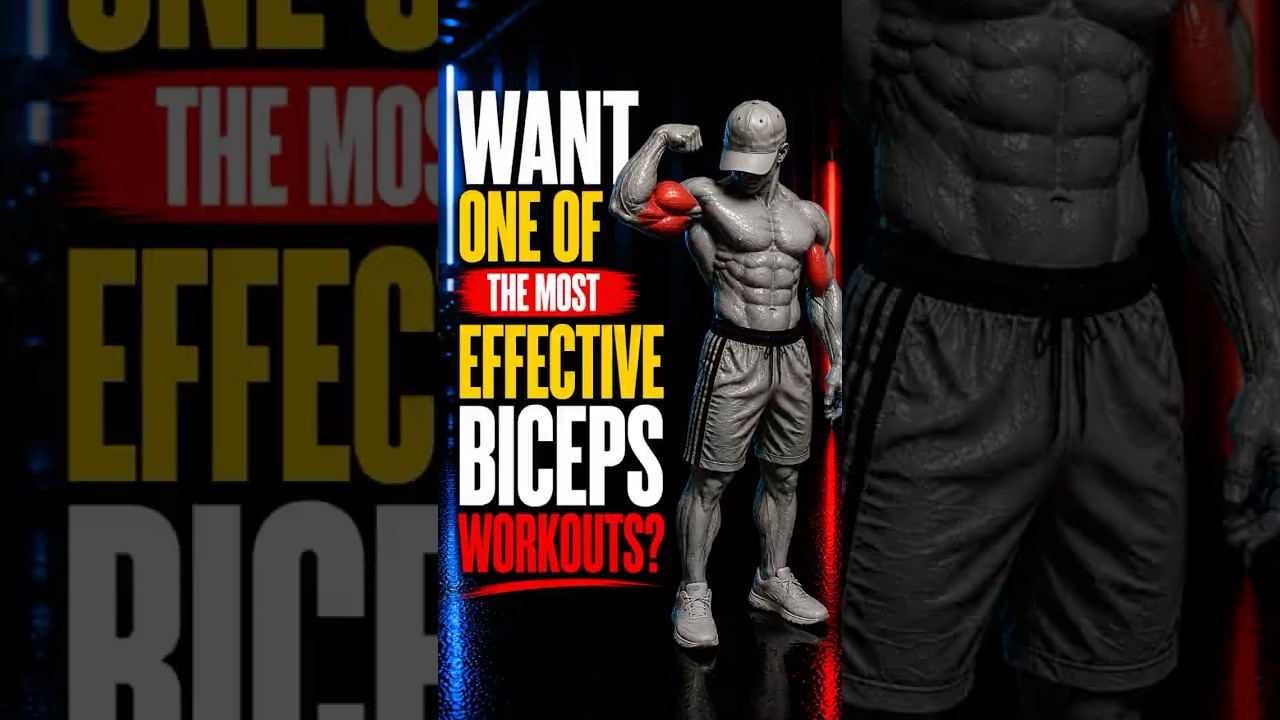 Want one of the most effective biceps workouts?..#biceps #bicepworkout #fitnessshorts #youtubeshorts