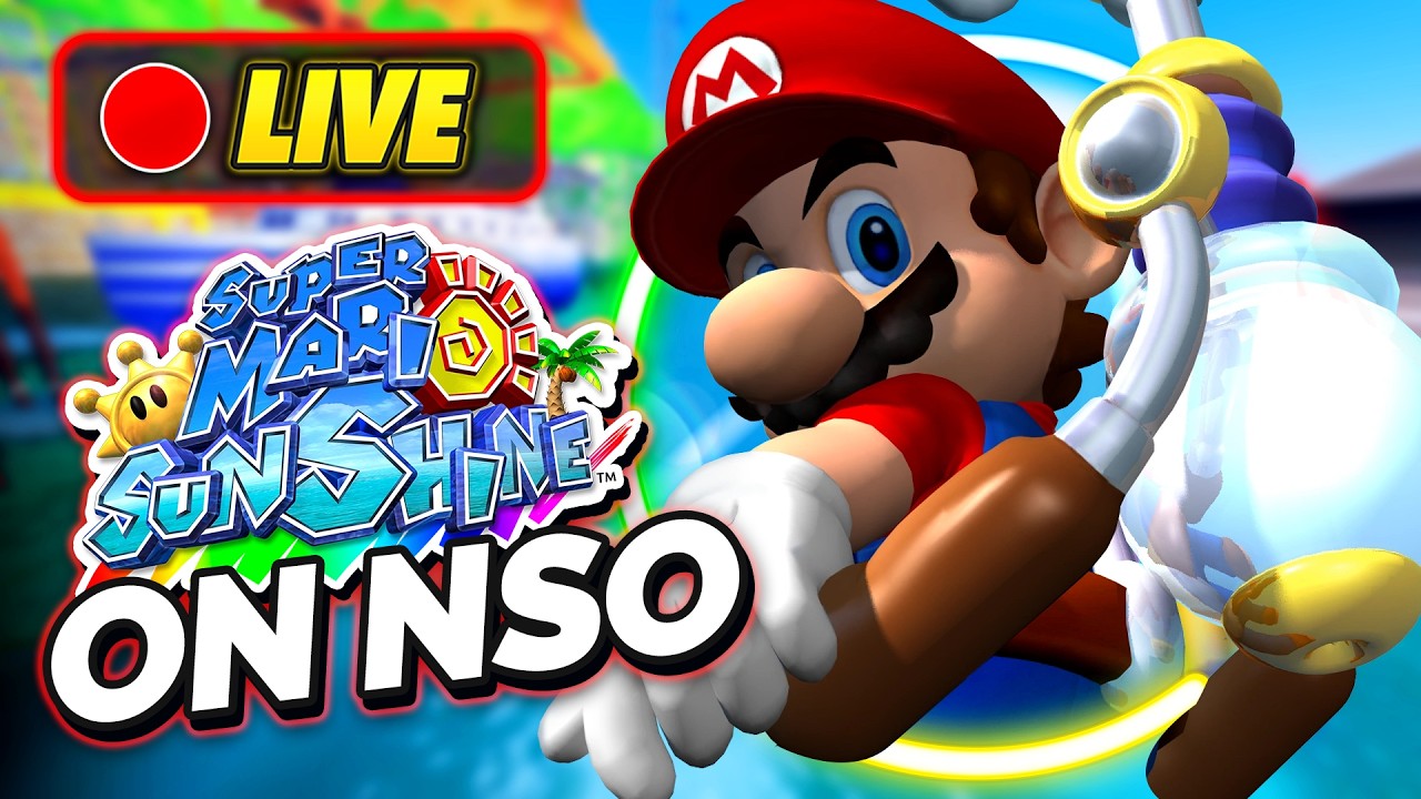 2 Hours of Super Mario Sunshine Gameplay on  Switch 2 - Let's Play (Livestream!)