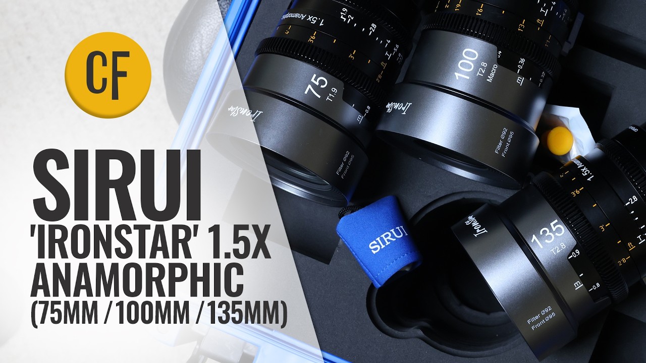 Sirui 'IronStar' 75/100/135mm 1.5x Full-Frame Anamorphic cine lens review