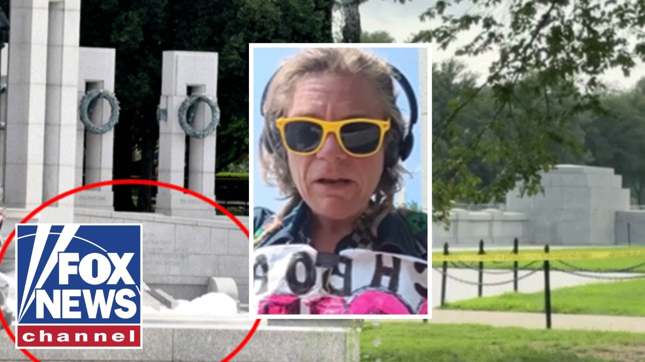Suspect charged in vandalizing, spray painting World War II Memorial in DC