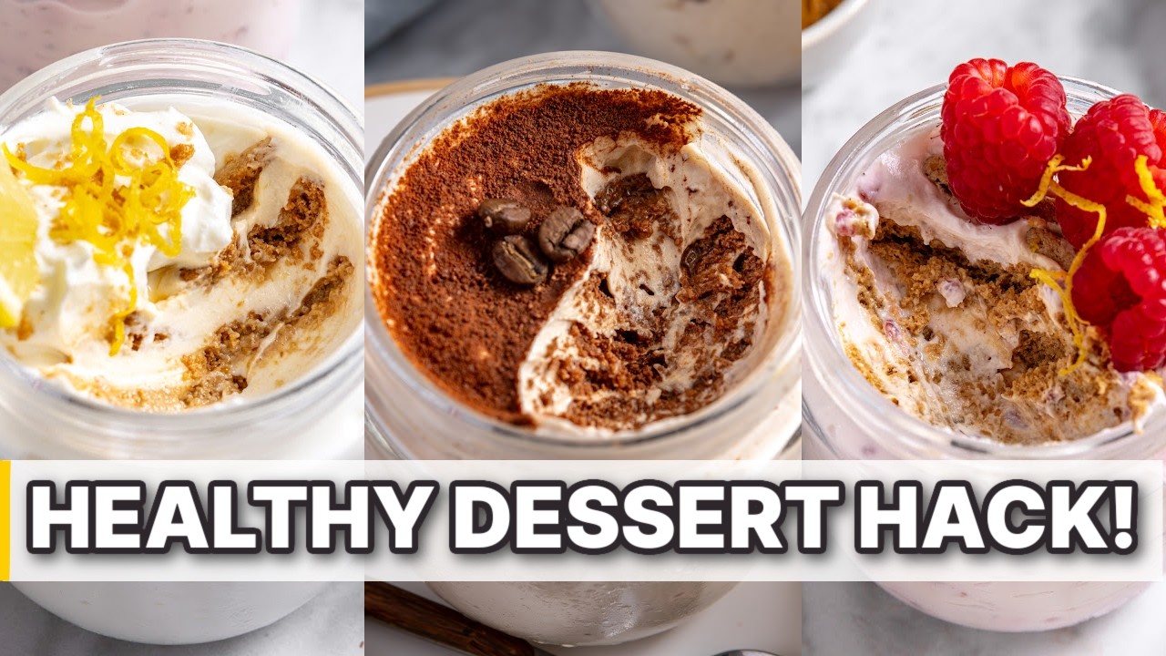 VIRAL JAPANESE YOGURT CHEESECAKE CUPS | Healthy High Protein Dessert Hack