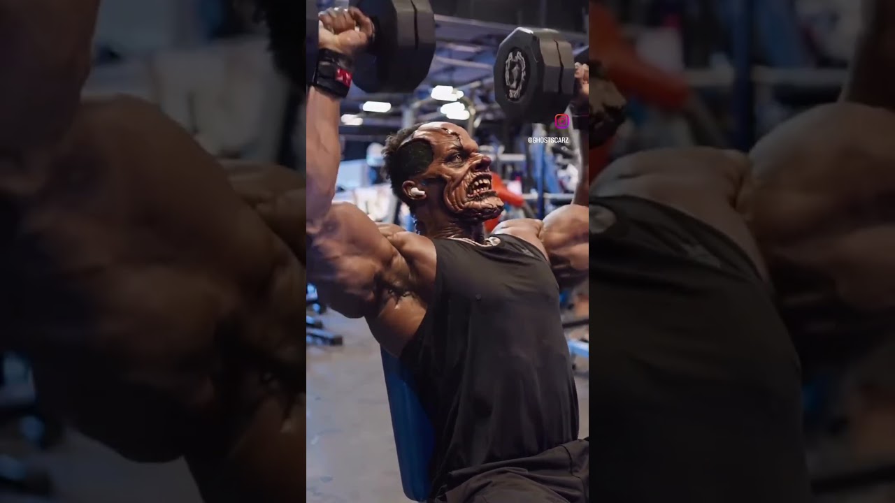 They Put him in a movie..what will happen? #youtubeshorts #motivation #bodybuilding