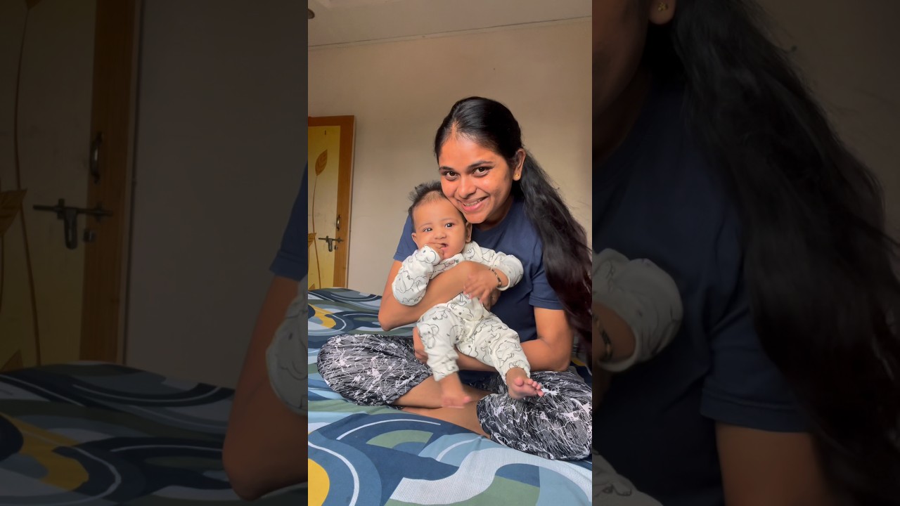 माझ tension थोडं कमी झालंय 😅#momlife #baby #daily #vlog #subscribe