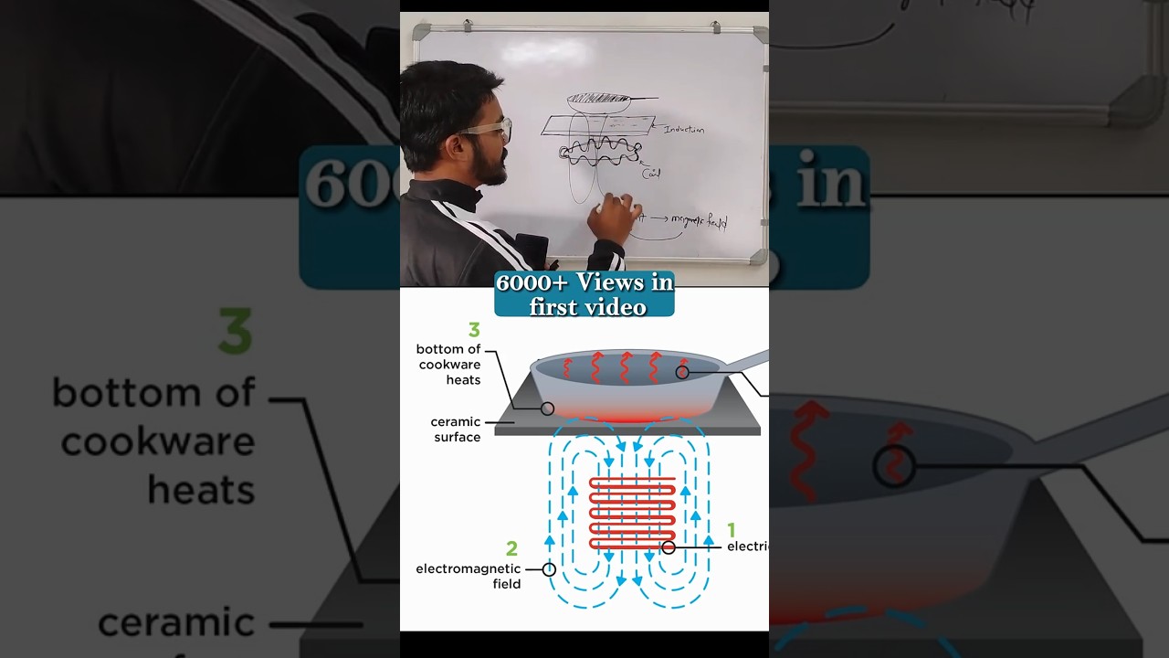 🤔How does Induction stove work? #physics #factsinhindi
