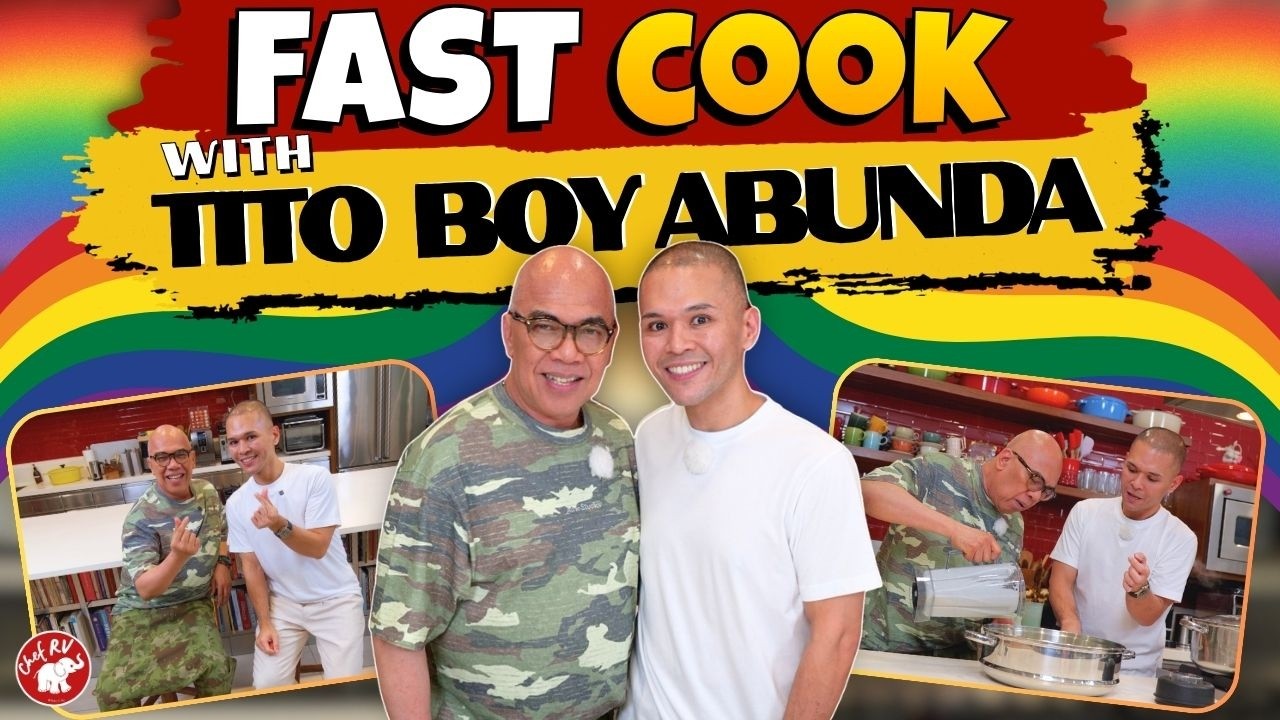 EXCLUSIVE! TITO BOY ABUNDA Cooks With Chef RV!