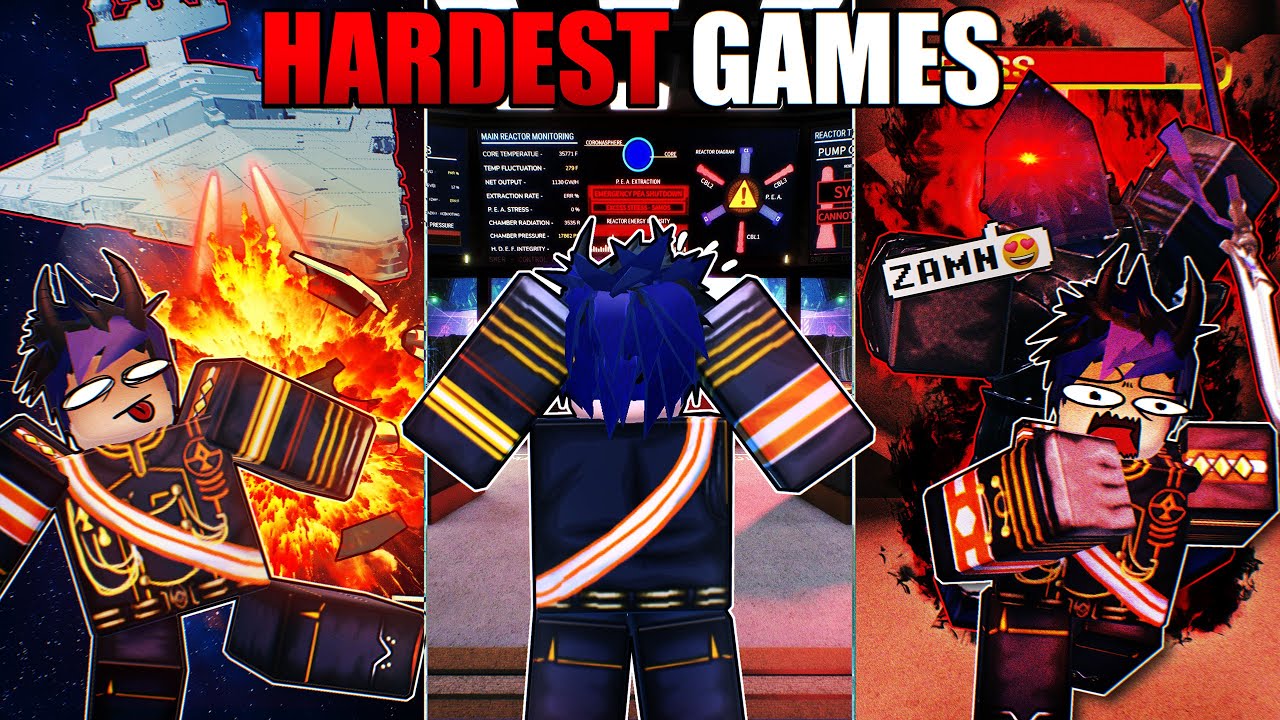The HARDEST Games On Roblox..
