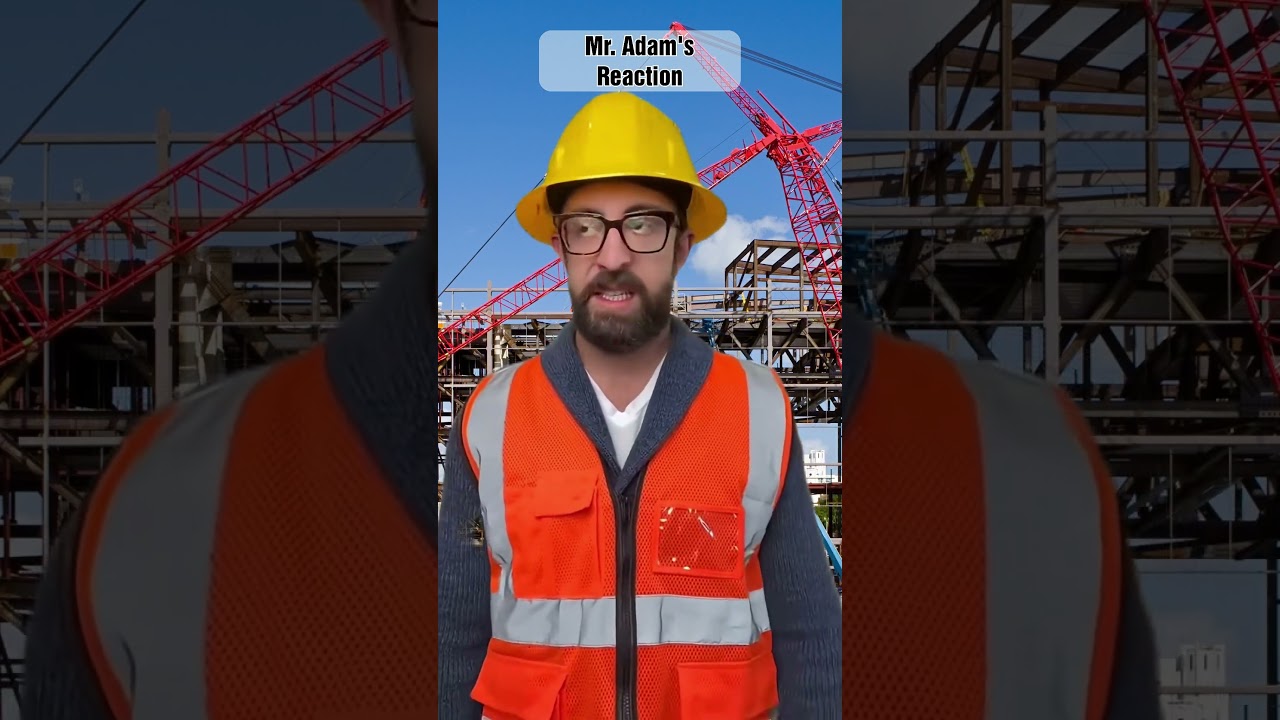 Mr.Adam's Reaction 475 #adamrose #construction #engineering #workers