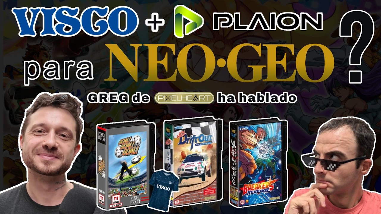 NEO GEO AES+: Greg de Pixel Heart dice que juegos de VISCO pueden salir con Plaion