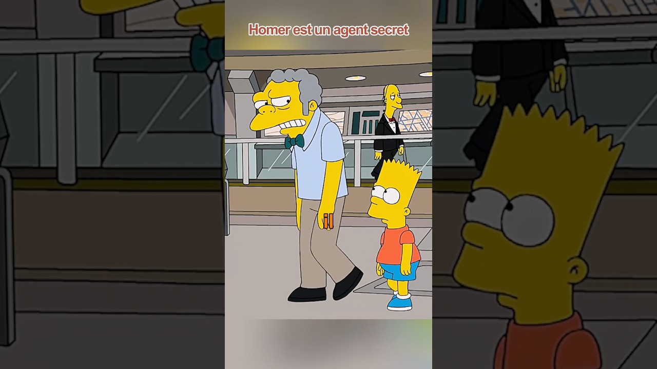 Homer est un agent secret #ly6F #simpsons #foryou #bart