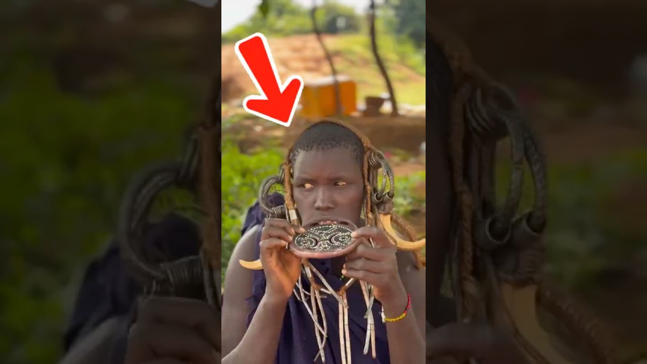 Why Do They Wear These Giant Lip Plates 😳#shorts #history #africa #mindblown
