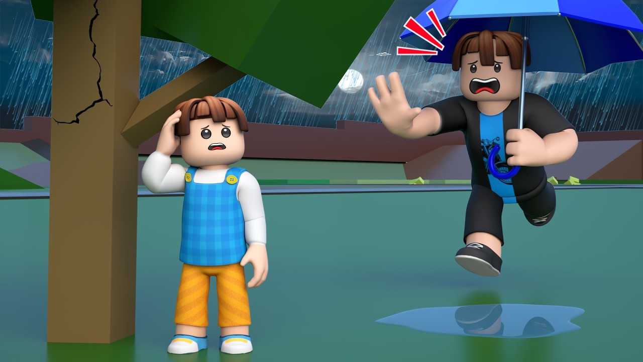 ROBLOX Brookhaven 🏡RP: The Danger Of Playing In The Rain | Roblox Jack
