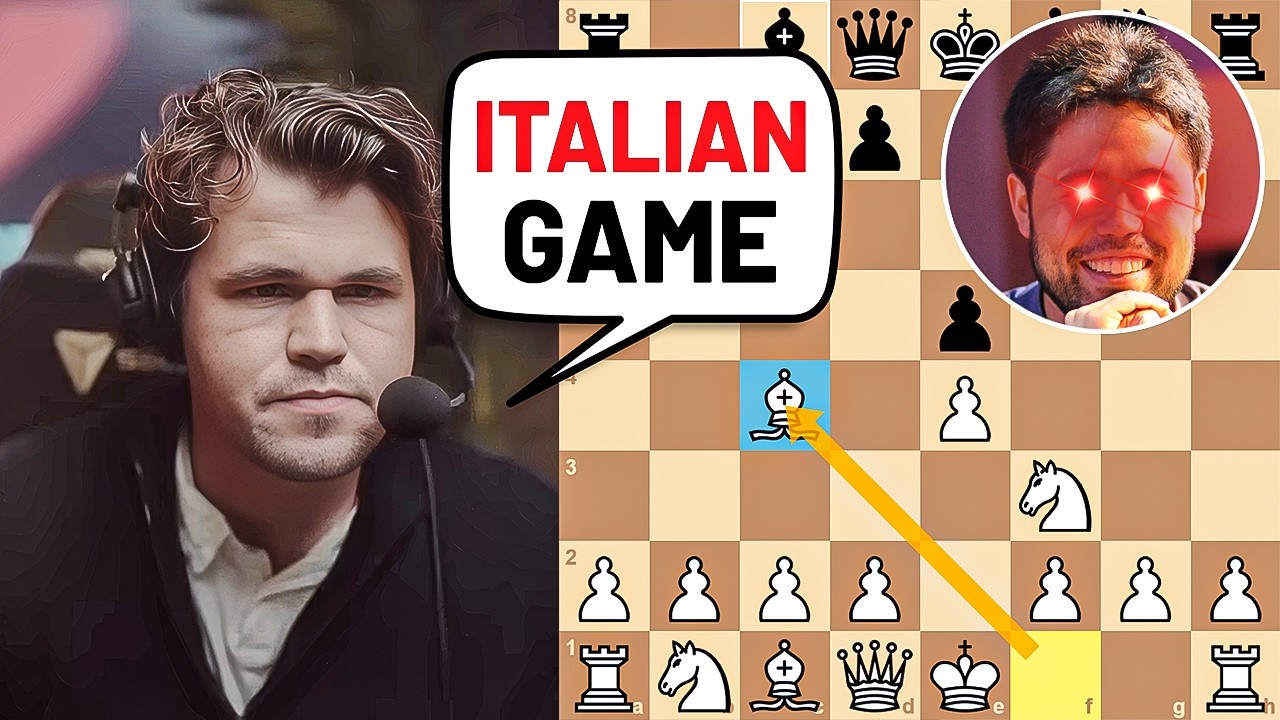 Magnus Carlsen vs Hikaru Nakamura — This Italian Game Gets WILD 🔥