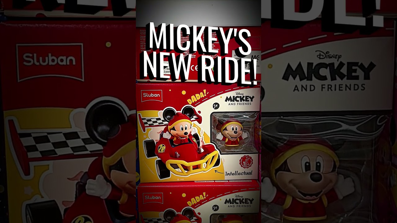 Mickey Mouse 🐭Takes the Wheel! Disney Toy Car Review #Shorts