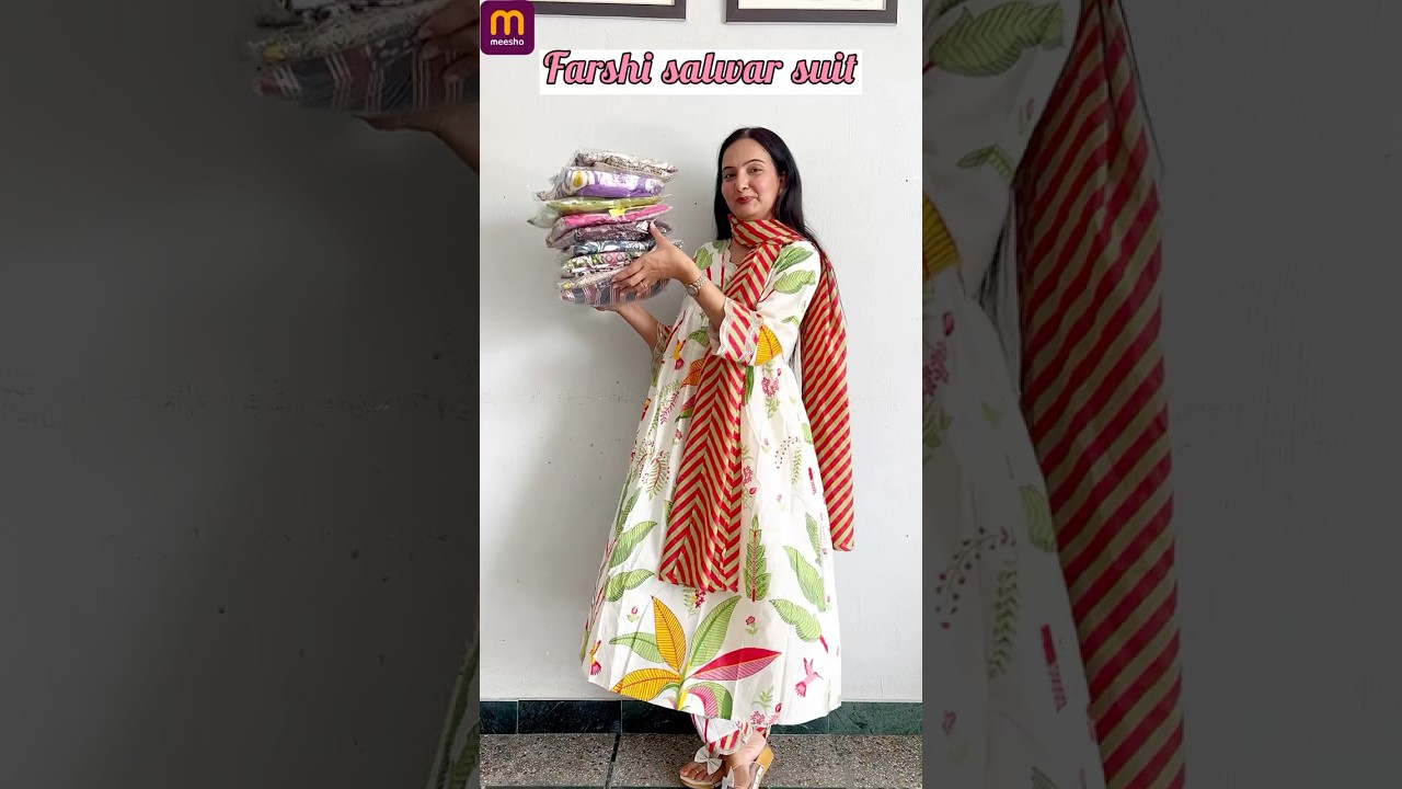Meesho farshi suits #ytshorts #fashion #trending #meeshofashion #viralvideo