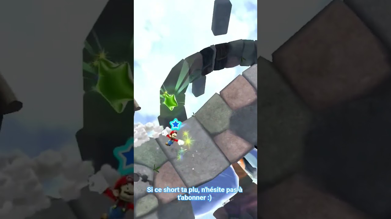 #shorts quand la hitbox de Mario galaxy part en vrille , ça donne une situation comme celle là