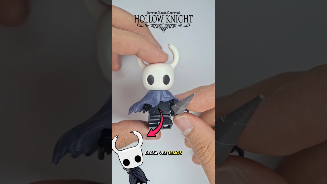 MINIFIGURE HOLLOW KNIGHT | Fake Lego | #lego #minifigures #toyreview #hollowknight #knight