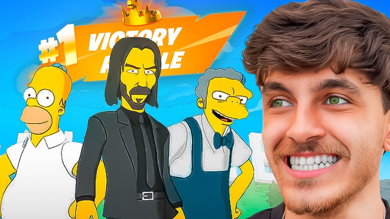 OS SIMPSONS VOLTARAM AO FORTNITE! Springfield no Reload