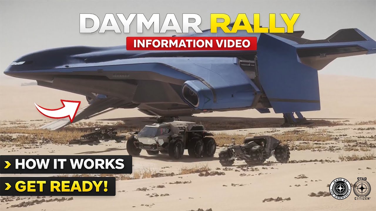 Welcome to the DAYMAR RALLY!! #StarCitizen biggest community event