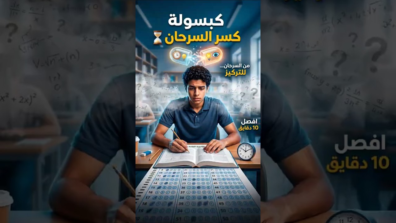 كبسولة كسر السرحان قبل الامتحان ⏳ #ثانوية_عامة  #مستر_محمود_رجب
